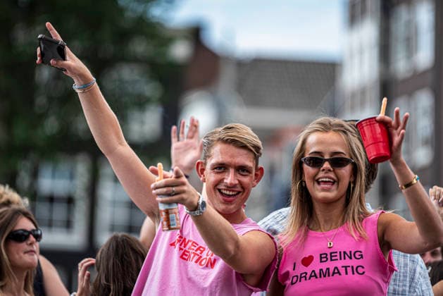 August 1, 2026, Amsterdam, North Holland, Netherlands: August 1, 2026, Amsterdam, the Netherlands. Hundreds of thousands of spectators joined the 30th edition of the Pride Canal Parade, the highlight of WorldPride Amsterdam 2026. This yearÃ¢â‚¬â ¢s parade also included the WorldPride Stadium grandstand, with seating for approximately 10,000 people to watch as floats pass. Amsterdam Netherlands - ZUMAp202 20260801_zip_p202_093 Copyright: xJamesxPetermeierx