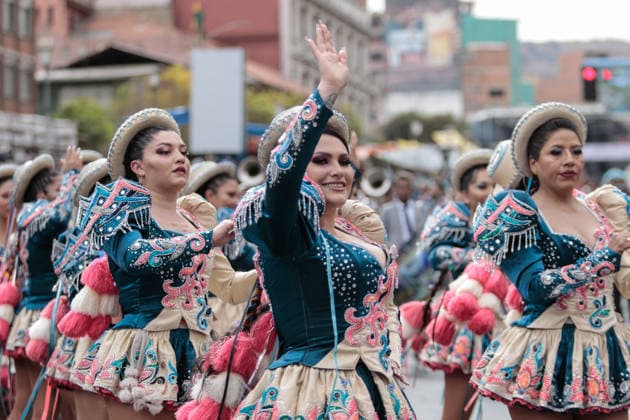 Thousands dance at Gran Poder, one of South America s largest folk festivals LA PAZ, BOLIVIA - AUGUST 1: Dancers from the Caporales dance participate in the entrance of the Gran Poder in La Paz, Bolivia, on August 01, 2026. The Senor Jesús del Gran Poder Procession in La Paz, Bolivia, is a massive celebration of faith and folklore that was declared Intangible Cultural Heritage of Humanity by UNESCO in 2019. The event brings together more than 70 dance troupes and tens of thousands of dancers and musicians. Jorge Mateo Romay Salinas Anadolu La paz Bolivia. Editorial use only. Please get in touch for any other usage.  Copyright: x2026xAnadoluxJorgexMateoxRomayxSalinasx