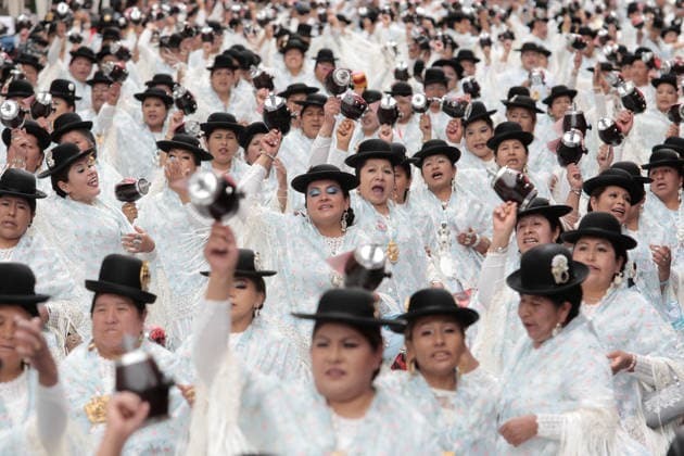 Thousands dance at Gran Poder, one of South America s largest folk festivals LA PAZ, BOLIVIA - AUGUST 1: Dancers from the Morenada dance participate in the entrance of the Gran Poder in La Paz, Bolivia, on August 01, 2026. The Senor Jesús del Gran Poder Procession in La Paz, Bolivia, is a massive celebration of faith and folklore that was declared Intangible Cultural Heritage of Humanity by UNESCO in 2019. The event brings together more than 70 dance troupes and tens of thousands of dancers and musicians. Jorge Mateo Romay Salinas Anadolu La paz Bolivia. Editorial use only. Please get in touch for any other usage.  Copyright: x2026xAnadoluxJorgexMateoxRomayxSalinasx