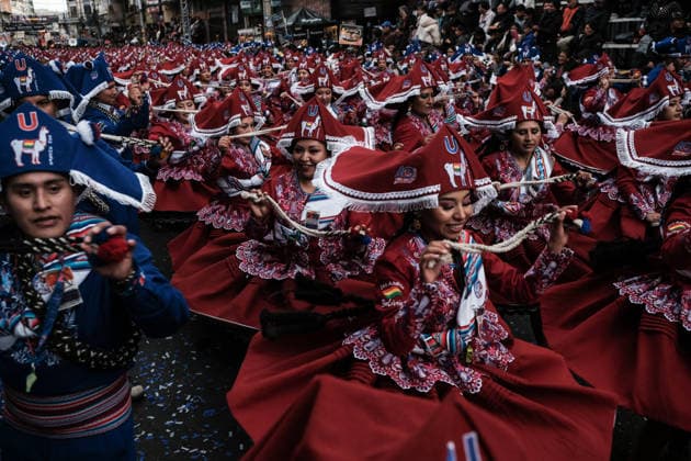 Thousands dance at Gran Poder, one of South America s largest folk festivals LA PAZ, BOLIVIA - AUGUST 1: Dancers from the Cullaguada participates in the entrance of the Gran Poder in La Paz, Bolivia, on August 01, 2026. The Senor Jesús del Gran Poder Procession in La Paz, Bolivia, is a massive celebration of faith and folklore that was declared Intangible Cultural Heritage of Humanity by UNESCO in 2019. The event brings together more than 70 dance troupes and tens of thousands of dancers and musicians. Jorge Mateo Romay Salinas Anadolu La paz Bolivia. Editorial use only. Please get in touch for any other usage.  Copyright: x2026xAnadoluxJorgexMateoxRomayxSalinasx