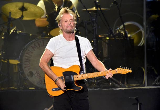 August 1, 2026, Atlanta, Georgia, USA: John Mellencamp, Dancing Words Tour The Greatest Hits, Ameris Bank Amphitheatre, Alpharetta, Georgia. August 1, 2026 Atlanta USA  - ZUMAs380 20260801_zep_s380_058 Copyright: xDerekxStormx