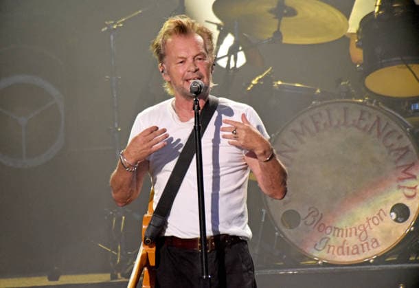 August 1, 2026, Atlanta, Georgia, USA: John Mellencamp, Dancing Words Tour The Greatest Hits, Ameris Bank Amphitheatre, Alpharetta, Georgia. August 1, 2026 Atlanta USA  - ZUMAs380 20260801_zep_s380_067 Copyright: xDerekxStormx