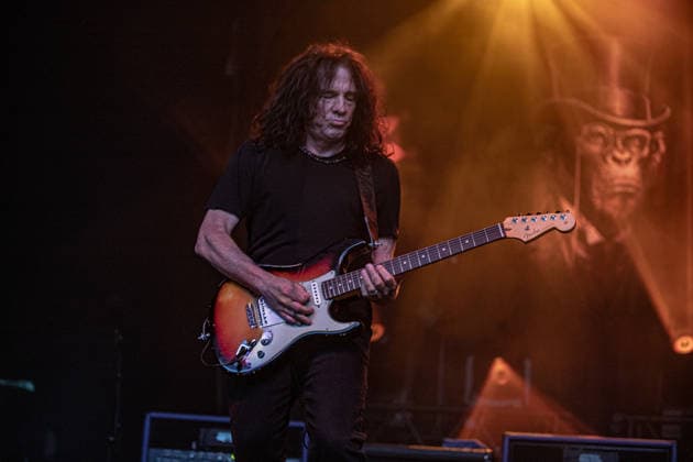 August 1, 2026, Milano, Lombardia, Italy: Guitarist Reid Lawrence LaLonde, better known as Larry LaLonde, performs live with American rock band Primus during their only Italian concert of their UK + Europe 2026 European tour, held at the Circolo Magnolia at Idroscalo. The historic alternative metal funk rock band returned to Italy after 11-years absence. Milano Italy - ZUMAs197 20260801_aaa_s197_148 Copyright: xCarloxVerganix