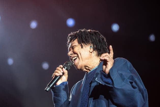 RIO DE JANEIRO, RJ - 01.08.2026: DJAVAN DJAVANEAR 50 ANOS - The "Djavanear" tour, in which the artist Djavan celebrates five decades of his career, arrives in Rio de Janeiro at the Farmasi arena this Saturday (1st) for three nights with tickets already sold out. x2992489x  CarlosxSanttos