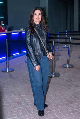 RIO DE JANEIRO, RJ - 01.08.2026: DJAVAN DJAVANEAR 50 ANOS - Presenter Fatima Bernades attended the "Djavanear" tour in which the artist Djavan celebrates five decades of his career at the Farmasi arena this Saturday (1st). x2992494x  CarlosxSanttos