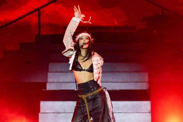 August 1, 2026, Chicago, Illinois, USA: South Korean singer JENNIE (JENNIE KIM) during the Lollapalooza Music Festival at Grant Park in Chicago, Illinois Chicago USA  - ZUMAs135 20260801_zap_s135_009 Copyright: xDanielxDeSloverx