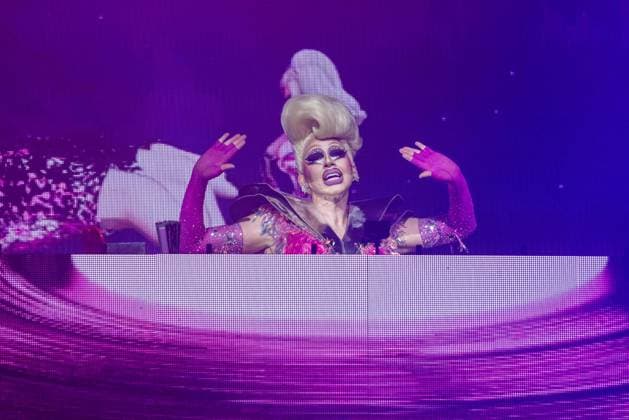 August 1, 2026, Chicago, Illinois, USA: Drag queen TRIXIE MATTEL during the Lollapalooza Music Festival at Grant Park in Chicago, Illinois Chicago USA  - ZUMAs135 20260801_zap_s135_043 Copyright: xDanielxDeSloverx
