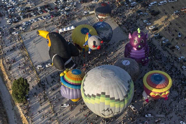Cappadocia Balloon Festival concludes with colorful scenes NEVSEHIR, TURKIYE - AUGUST 2: A view of balloons during the 7th Cappadocia Balloon Festival concluded with the participation of 30 special-shaped hot air balloons brought from Turkiye and abroad in Nevsehir, Turkiye, on August 2, 2026. As part of the festival, sunrise demonstration flights over Goreme featured heart, owl, parrot, rocket, and globe-shaped balloons, creating colorful scenes above the region s iconic fairy chimneys and attracting the attention of both local and international visitors. Osmancan Gurdogan Anadolu Nevsehir Turkey. Editorial use only. Please get in touch for any other usage.  Copyright: x2026xAnadoluxOsmancanxGurdoganx