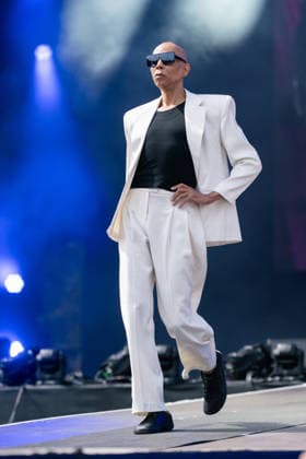 August 1, 2026, Brighton, United Kingdom: RuPaul Andre Charles better known as Rupaul performs during the 2026 Brighton & Hove Pride parade. Brighton United Kingdom - ZUMAs197 20260801_aaa_s197_174 Copyright: xLounisxTiarx