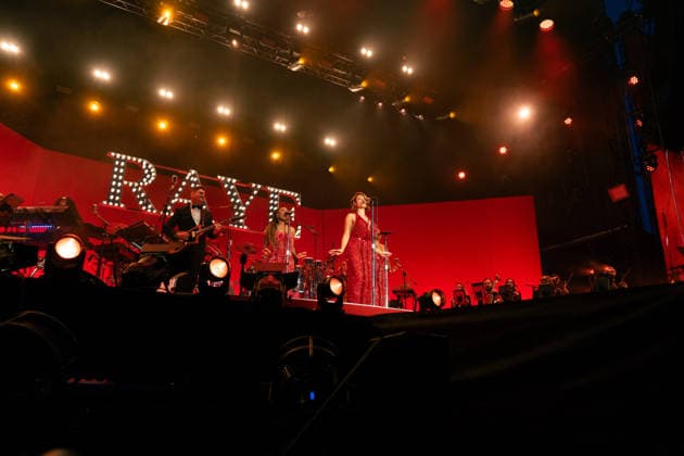 August 1, 2026, Brighton, United Kingdom: Rachel Agatha Keen, better known as Raye performs during the 2026 Brighton & Hove Pride parade. Brighton United Kingdom - ZUMAs197 20260801_aaa_s197_175 Copyright: xLounisxTiarx