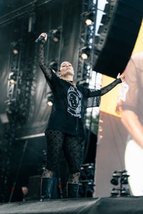 August 1, 2026, Brighton, United Kingdom: Jessica Ellen Cornish, known as Jessie J performs during the 2026 Brighton & Hove Pride parade. Brighton United Kingdom - ZUMAs197 20260801_aaa_s197_182 Copyright: xLounisxTiarx