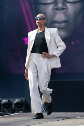 August 1, 2026, Brighton, United Kingdom: RuPaul Andre Charles better known as Rupaul performs during the 2026 Brighton & Hove Pride parade. Brighton United Kingdom - ZUMAs197 20260801_aaa_s197_201 Copyright: xLounisxTiarx