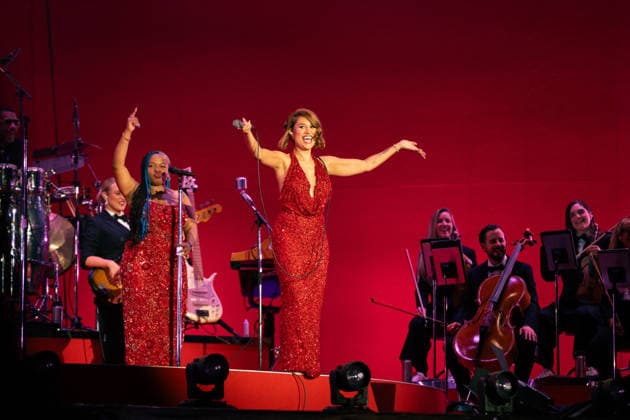 August 1, 2026, Brighton, United Kingdom: Rachel Agatha Keen, better known as Raye performs during the 2026 Brighton & Hove Pride parade. Brighton United Kingdom - ZUMAs197 20260801_aaa_s197_202 Copyright: xLounisxTiarx