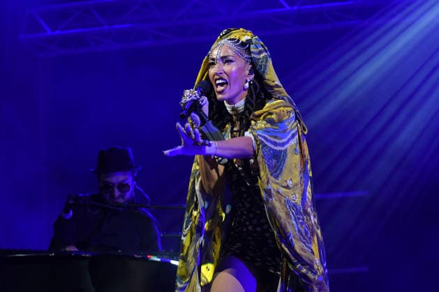 IPA87177979 - Nina Zilli performs live during the Summer Fest 2026 concert in Ladispoli on August 1, 2026, in Rome, Italy. (Photo by Roberto Bettacchi)  Copyright: xRobertoxBettacchi LiveMediax xx 87177979