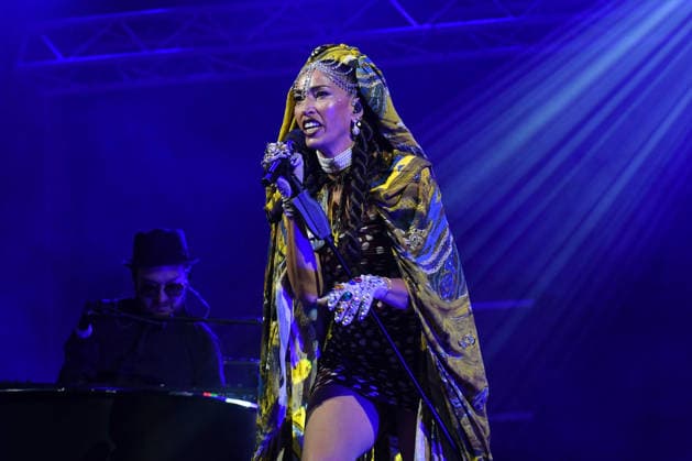 IPA87177980 - Nina Zilli performs live during the Summer Fest 2026 concert in Ladispoli on August 1, 2026, in Rome, Italy. (Photo by Roberto Bettacchi)  Copyright: xRobertoxBettacchi LiveMediax xx 87177980