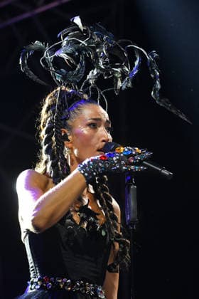 IPA87178052 - Nina Zilli performs live during the Summer Fest 2026 concert in Ladispoli on August 1, 2026, in Rome, Italy. (Photo by Roberto Bettacchi)  Copyright: xRobertoxBettacchi LiveMediax xx 87178052
