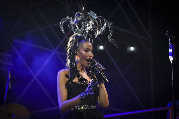 IPA87178093 - Nina Zilli performs live during the Summer Fest 2026 concert in Ladispoli on August 1, 2026, in Rome, Italy. (Photo by Roberto Bettacchi)  Copyright: xRobertoxBettacchi LiveMediax xx 87178093