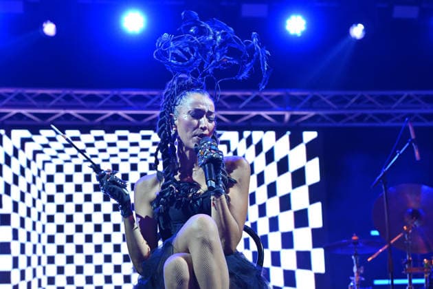 IPA87178130 - Nina Zilli performs live during the Summer Fest 2026 concert in Ladispoli on August 1, 2026, in Rome, Italy. (Photo by Roberto Bettacchi)  Copyright: xRobertoxBettacchi LiveMediax xx 87178130