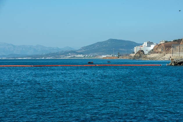 August 2, 2026, Ceuta, Madrid, Spain: Spain-Morocco border flows ease following unprecedented migrant influx; minor crossing attempts persist. Ceuta Spain  - ZUMAd308 20260802_zsp_d308_010 Copyright: xJuanxCarlosxLucasx
