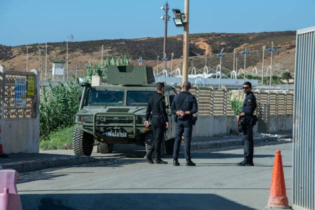 August 2, 2026, Ceuta, Madrid, Spain: Spain-Morocco border flows ease following unprecedented migrant influx; minor crossing attempts persist. Ceuta Spain - ZUMAd308 20260802_zsp_d308_040 Copyright: xJuanxCarlosxLucasx