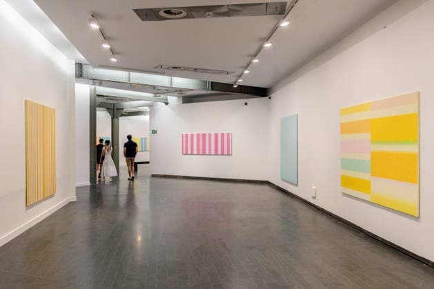 Exhibition: The Slowness of Light: María Lara, Madrid. Several people visit the exhibition The Slowness of Light: María Lara at CentroCentro on August 2, 2026, in Madrid, Spain. Artist María Lara Loja, born in Granada in 1940, brings together nearly 40 works in this exhibition—including paintings and drawings—that span her career over the last twenty-five years. AUGUST 2, 2026, Madrid, Spain  Copyright: xRicardoxRubiox 7699107