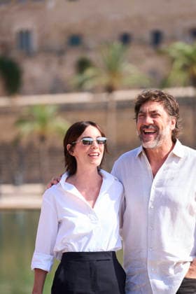 Atlantida Mallorca Film Festival 2026 - Photocall El ser querido Javier Bardem, Victoria Luengo attending ‘El ser querido’ Photocall during Atlantida Mallorca Film Festival 2026 at Parc de la Mar in Palma, Spain on August 2, 2026. Photo by ABACAPRESS.COM Palma Balearic Islands Spain  Copyright: xABACAx