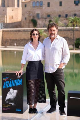 Atlantida Mallorca Film Festival 2026 - Photocall El ser querido Javier Bardem, Victoria Luengo attending ‘El ser querido’ Photocall during Atlantida Mallorca Film Festival 2026 at Parc de la Mar in Palma, Spain on August 2, 2026. Photo by ABACAPRESS.COM Palma Balearic Islands Spain  Copyright: xABACAx