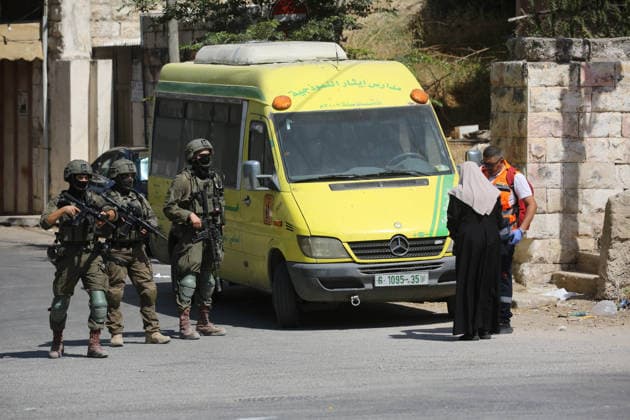 Israeli military organize raid in Nablus NABLUS, WEST BANK, PALESTINE - AUGUST 2: Israeli soldiers implement extensive security measures in Nablus during raid in West Bank, Palestine on August 2, 2026. Nedal Eshtayah Anadolu Nablus Palestinian Territory, Occupied. Editorial use only. Please get in touch for any other usage.  Copyright: x2026xAnadoluxNedalxEshtayahx