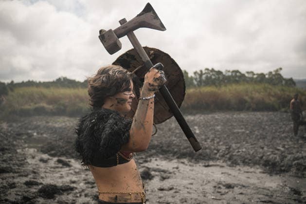 Landing Ceremony of the 66th Viking Pilgrimage in Catoira, Pontevedra A person during the Viking Landing Ceremony of the 66th Viking Pilgrimage in Catoira, on August 2, 2026, in Catoira, Pontevedra, Galicia, Spain. The Viking Landing festival in Catoira, also known as the Viking Pilgrimage, is one of Galicia’s most unique and renowned celebrations, designated as an Event of International Tourist Interest. Its history and significance stem from Catoira’s strategic location at the mouth of the Ulla River, near the Torres del Oeste, a fortress built between the 9th and 13th centuries to defend access to the heart of Galicia and, in particular, to Santiago de Compostela, against attacks by Vikings, Norman pirates, and Saracens. AUGUST 2, 2026  Copyright: xElenaxFernandezx 7699355