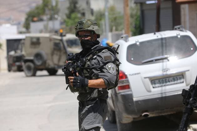 August 2, 2026, Salem: SALEM, East of Nablus, West Bank Ã¢â‚¬ August 2, 2026: Israeli soldiers patrol during a military operation in the village of Salem, east of Nablus, in the occupied West Bank. Salem - ZUMAq101 20260802_zna_q101_049 Copyright: xNedalxShtiehx