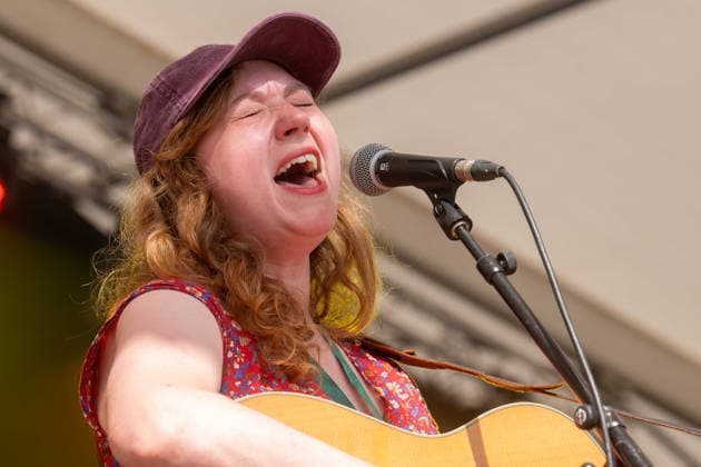 Christina Alden and Alex Patterson in concert at Cambridge Folk Festival at Cherry Hinton Hall Park in Cambridge, UK on 02 August 2026 Christina Alden performing with Christina Alden and Alex Patterson in concert at Cambridge Folk Festival at Cherry Hinton Hall Park in Cambridge, UK on 02 August 2026, Credit:Stephen Keable Avalon UK, Cambridgeshire, Cambridge, Cherry Hinton Hall Park  Copyright: xStephenxKeablex xAvalonx 1120265155