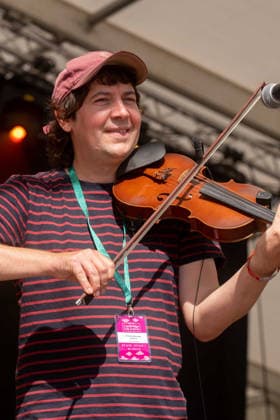 Christina Alden and Alex Patterson in concert at Cambridge Folk Festival at Cherry Hinton Hall Park in Cambridge, UK on 02 August 2026 Alex Patterson performing with Christina Alden and Alex Patterson in concert at Cambridge Folk Festival at Cherry Hinton Hall Park in Cambridge, UK on 02 August 2026, Credit:Stephen Keable Avalon UK, Cambridgeshire, Cambridge, Cherry Hinton Hall Park  Copyright: xStephenxKeablex xAvalonx 1120265168