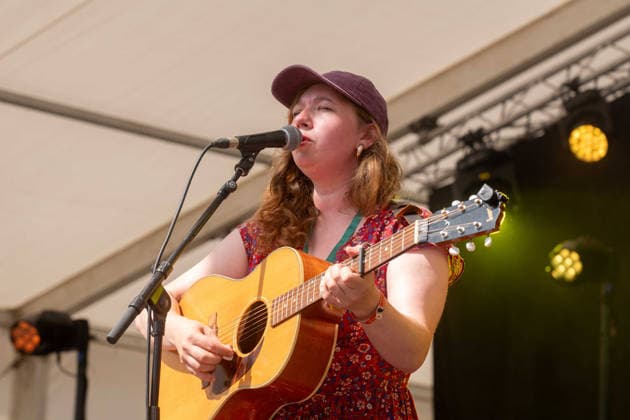 Christina Alden and Alex Patterson in concert at Cambridge Folk Festival at Cherry Hinton Hall Park in Cambridge, UK on 02 August 2026 Christina Alden performing with Christina Alden and Alex Patterson in concert at Cambridge Folk Festival at Cherry Hinton Hall Park in Cambridge, UK on 02 August 2026, Credit:Stephen Keable Avalon UK, Cambridgeshire, Cambridge, Cherry Hinton Hall Park  Copyright: xStephenxKeablex xAvalonx 1120265183