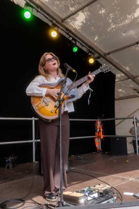 Katie Spencer in concert at Cambridge Folk Festival at Cherry Hinton Hall Park in Cambridge, UK on 02 August 2026 Katie Spencer performing with Katie Spencer in concert at Cambridge Folk Festival at Cherry Hinton Hall Park in Cambridge, UK on 02 August 2026, Credit:Stephen Keable Avalon UK, Cambridgeshire, Cambridge, Cherry Hinton Hall Park  Copyright: xStephenxKeablex xAvalonx 1120289950