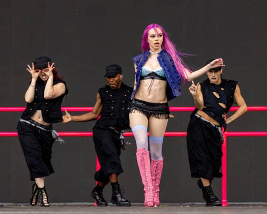 August 2, 2026, Chicago, Illinois, USA: Slovak singer ADELA (ADELA JERGOVA) during the Lollapalooza Music Festival at Grant Park in Chicago, Illinois Chicago USA  - ZUMAs135 20260802_zap_s135_018 Copyright: xDanielxDeSloverx
