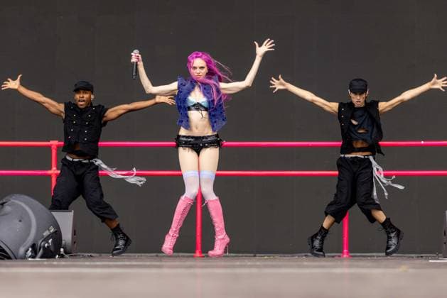 August 2, 2026, Chicago, Illinois, USA: Slovak singer ADELA (ADELA JERGOVA) during the Lollapalooza Music Festival at Grant Park in Chicago, Illinois Chicago USA  - ZUMAs135 20260802_zap_s135_019 Copyright: xDanielxDeSloverx