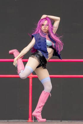August 2, 2026, Chicago, Illinois, USA: Slovak singer ADELA (ADELA JERGOVA) during the Lollapalooza Music Festival at Grant Park in Chicago, Illinois Chicago USA  - ZUMAs135 20260802_zap_s135_020 Copyright: xDanielxDeSloverx