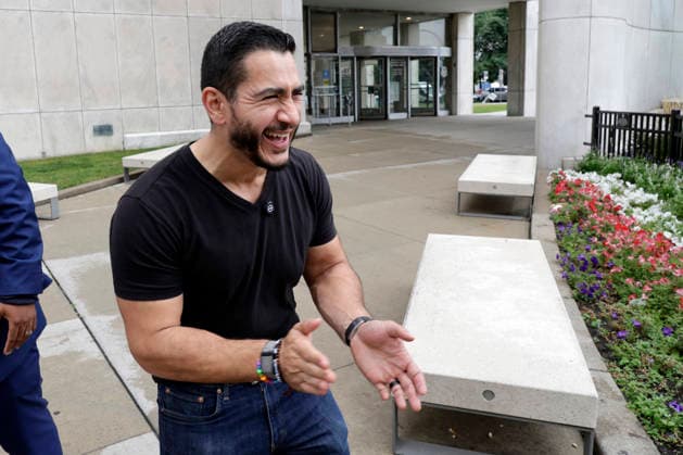 August 2, 2026, Detroit, Mi, United States: Dr. ABDUL EL-SAYED Democrat from Michigan candidate for U.S. Senate campaigns in Detroit, Michigan on August 2, 2026. Detroit United States - ZUMAk12_ 20260802_fap_k12_008 Copyright: xJeffxKowalskyx