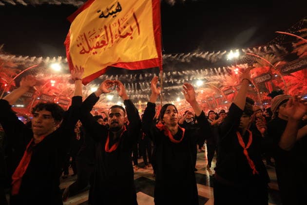 Arbaeen commemorations in Karbala KARBALA, IRAQ - AUGUST 2: Shiite Muslims gather between the shrines of Imam Hussein and his brother, Imam Abbas, to take part in mourning processions during the annual Arbaeen commemorations in Karbala, Iraq, on August 2, 2026. Arbaeen marks the 40th day after Ashura and commemorates the 7th-century martyrdom of Hazrat Hussein, the grandson of Prophet Muhammad, along with 72 of his companions at the Battle of Karbala. Millions of local and international pilgrims converge on the holy city each year to participate in the rituals, which are marked by lamentations and the recitation of elegies. Murtadha Al-Sudani Anadolu Karbala Iraq. Editorial use only. Please get in touch for any other usage.  Copyright: x2026xAnadoluxMurtadhaxAl-Sudanix