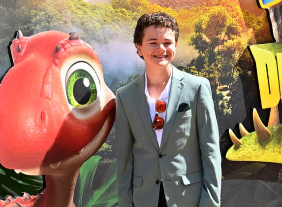 Cast member William Desrosiers attends the global premiere of the computer animated animal adventure Paw Patrol: The Dino Movie at the Paramount Picture Studio lot in Los Angeles on Sunday, August 2, 2026. Storyline: The Paw Patrol lands on a mysterious dinosaur island after a storm, where they meet Rex, a stranded pup. When Humdinger s reckless mining triggers a volcano, the team faces their biggest rescue mission yet to save the island.  LAP2026080202 JIMxRUYMEN