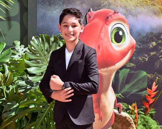 Cast member Rain Janjua attends the global premiere of the computer animated animal adventure Paw Patrol: The Dino Movie at the Paramount Picture Studio lot in Los Angeles on Sunday, August 2, 2026. Storyline: The Paw Patrol lands on a mysterious dinosaur island after a storm, where they meet Rex, a stranded pup. When Humdinger s reckless mining triggers a volcano, the team faces their biggest rescue mission yet to save the island.  LAP2026080207 JIMxRUYMEN