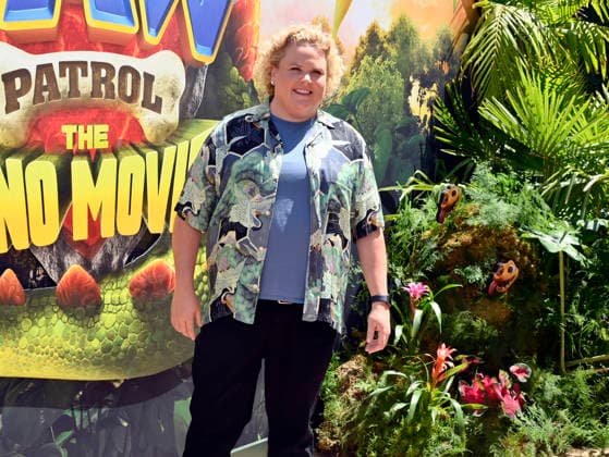 Cast member Fortune Feimster attends the global premiere of the computer animated animal adventure Paw Patrol: The Dino Movie at the Paramount Picture Studio lot in Los Angeles on Sunday, August 2, 2026. Storyline: The Paw Patrol lands on a mysterious dinosaur island after a storm, where they meet Rex, a stranded pup. When Humdinger s reckless mining triggers a volcano, the team faces their biggest rescue mission yet to save the island.  LAP2026080218 JIMxRUYMEN