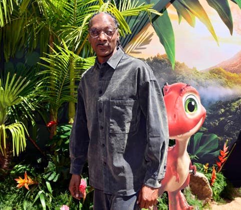 Cast member Snoop Dogg attends the global premiere of the computer animated animal adventure Paw Patrol: The Dino Movie at the Paramount Picture Studio lot in Los Angeles on Sunday, August 2, 2026. Storyline: The Paw Patrol lands on a mysterious dinosaur island after a storm, where they meet Rex, a stranded pup. When Humdinger s reckless mining triggers a volcano, the team faces their biggest rescue mission yet to save the island.  LAP2026080223 JIMxRUYMEN