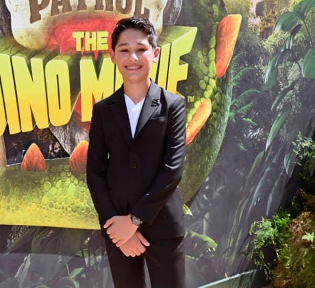 Cast member Rain Janjua attends the global premiere of the computer animated animal adventure Paw Patrol: The Dino Movie at the Paramount Picture Studio lot in Los Angeles on Sunday, August 2, 2026. Storyline: The Paw Patrol lands on a mysterious dinosaur island after a storm, where they meet Rex, a stranded pup. When Humdinger s reckless mining triggers a volcano, the team faces their biggest rescue mission yet to save the island.  LAP2026080206 JIMxRUYMEN