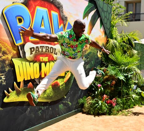 Cast member Terry Crews attends the global premiere of the computer animated animal adventure Paw Patrol: The Dino Movie at the Paramount Picture Studio lot in Los Angeles on Sunday, August 2, 2026. Storyline: The Paw Patrol lands on a mysterious dinosaur island after a storm, where they meet Rex, a stranded pup. When Humdinger s reckless mining triggers a volcano, the team faces their biggest rescue mission yet to save the island.  LAP2026080226 JIMxRUYMEN