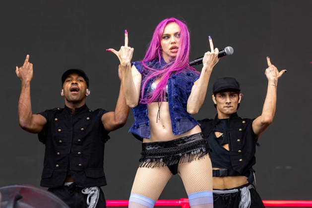 August 2, 2026, Chicago, Illinois, USA: Slovak singer ADELA (ADELA JERGOVA) during the Lollapalooza Music Festival at Grant Park in Chicago, Illinois Chicago USA  - ZUMAs135 20260802_zap_s135_027 Copyright: xDanielxDeSloverx