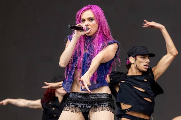August 2, 2026, Chicago, Illinois, USA: Slovak singer ADELA (ADELA JERGOVA) during the Lollapalooza Music Festival at Grant Park in Chicago, Illinois Chicago USA  - ZUMAs135 20260802_zap_s135_033 Copyright: xDanielxDeSloverx