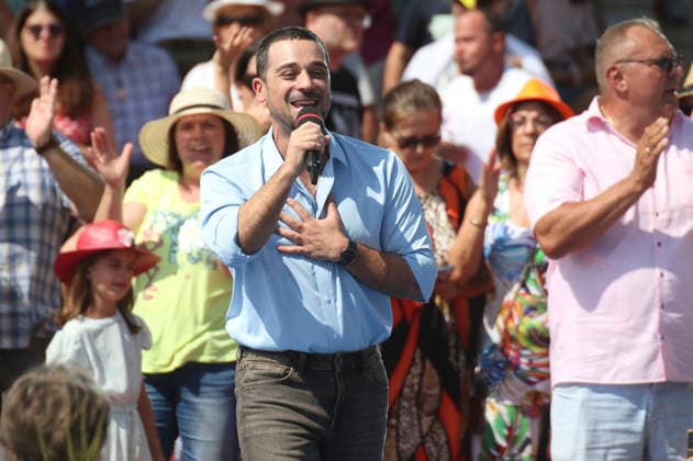 Pietro Basile in der ARD TV-Show Immer wieder sonntags im Europa-Park. Rust, 02.08.2026 *** Pietro Basile on the ARD TV show *Immer wieder sonntags* at Europa-Park Rust, August 2, 2026 Foto:xAgenturxWehnertx xGränzdörferx xFuturexImagex sonntags0208_6835