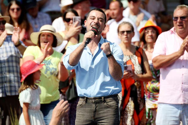 Pietro Basile in der ARD TV-Show Immer wieder sonntags im Europa-Park. Rust, 02.08.2026 *** Pietro Basile on the ARD TV show *Immer wieder sonntags* at Europa-Park Rust, August 2, 2026 Foto:xAgenturxWehnertx xGränzdörferx xFuturexImagex sonntags0208_6836