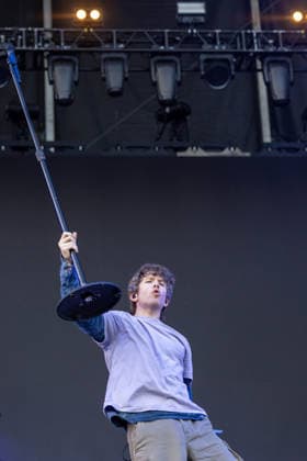 August 2, 2026, Chicago, Illinois, USA: BRENDAN YATES of Turnstile during the Lollapalooza Music Festival at Grant Park in Chicago, Illinois Chicago USA  - ZUMAs135 20260802_zap_s135_103 Copyright: xDanielxDeSloverx
